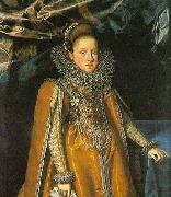 POURBUS, Frans the Younger Portrait of Maria Magdalena of Austria oil